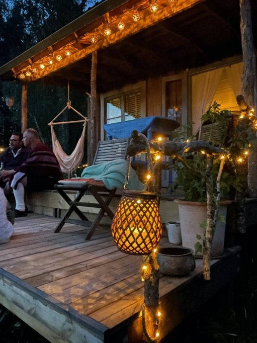 verandan på natten